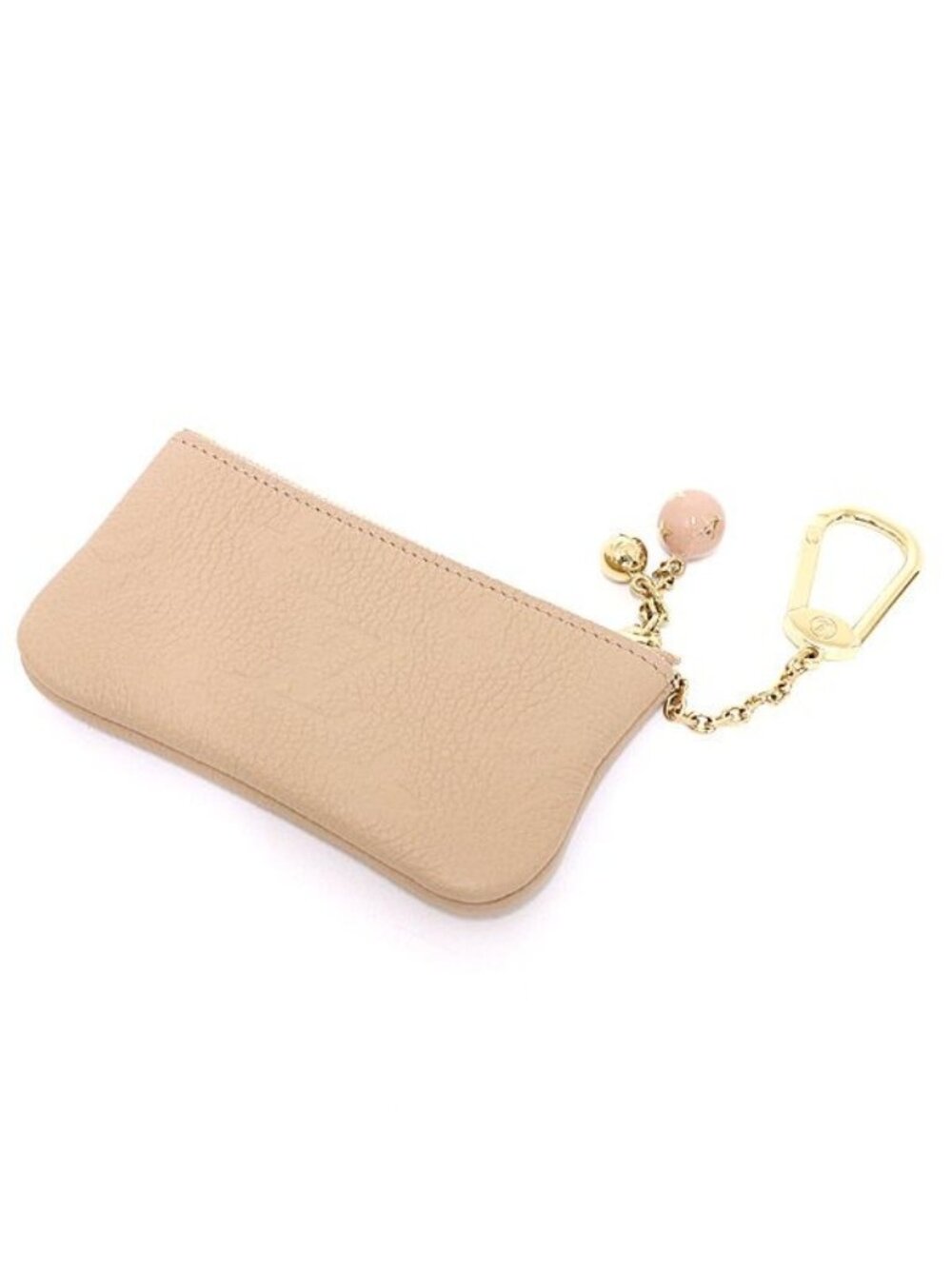 Louis Vuitton Key Case Pochette Cles Monogram Empreinte Charm Key Holder